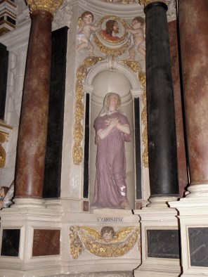 볼세나의 성녀 크리스티나13_photo by GO69_in the Holy Family of the church of Saint-Pierre de Coesmes.jpg